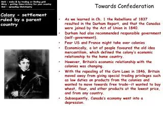 towards confederation