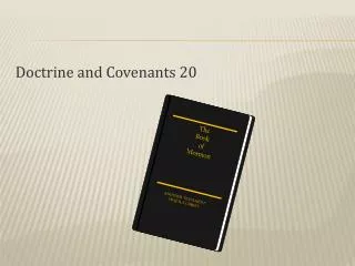 Doctrine and Covenants 20