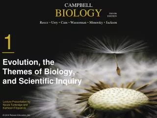 Evolution, the Themes of Biology, and Scientific Inquiry