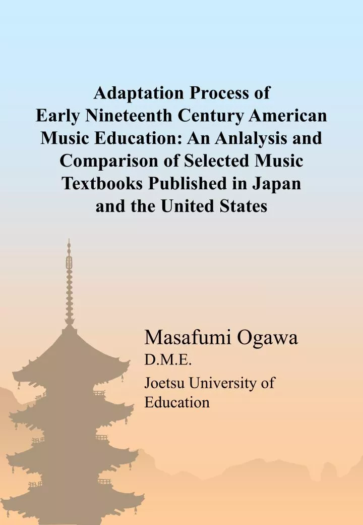 masafumi ogawa d m e joetsu university of education