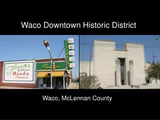 Waco Downtown Historic District