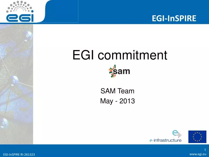 egi commitment