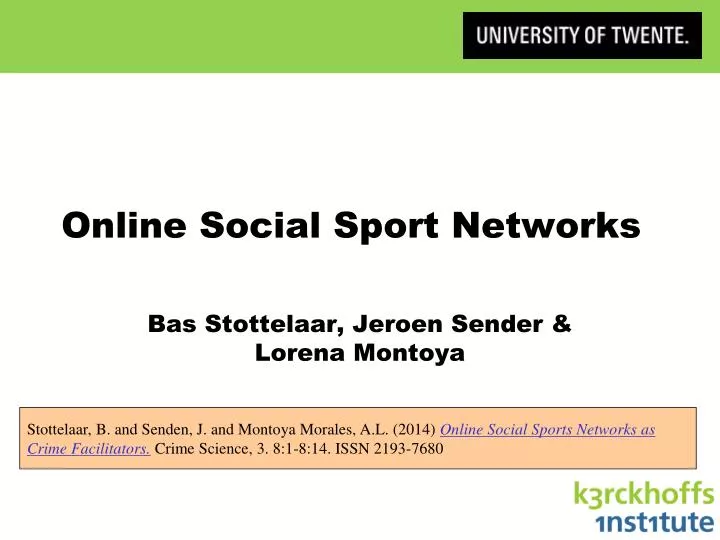online social sport networks