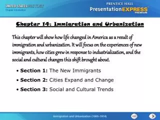 Chapter 14: Immigration and Urbanization