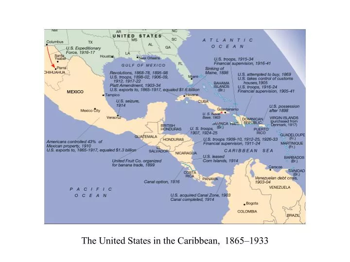 the united states in the caribbean 1865 1933