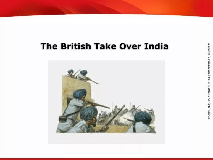 the british take over india