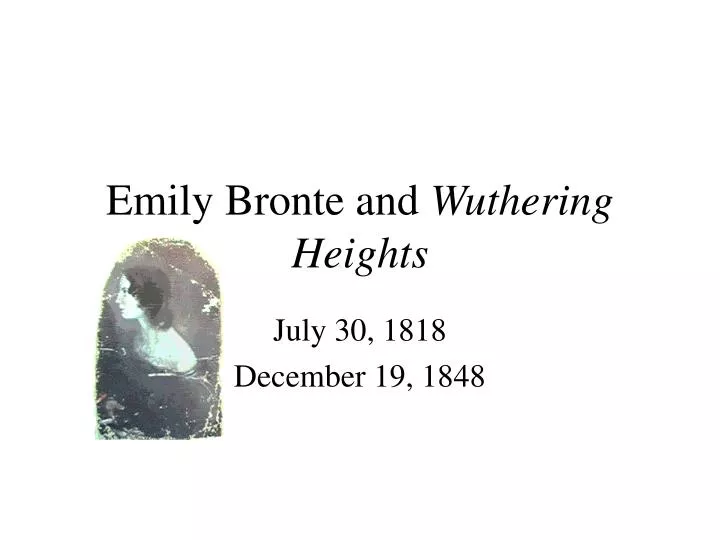 emily bronte and wuthering heights