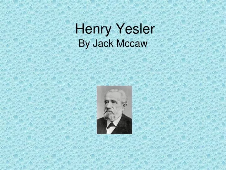 henry yesler