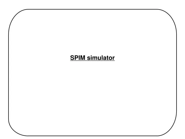 spim simulator