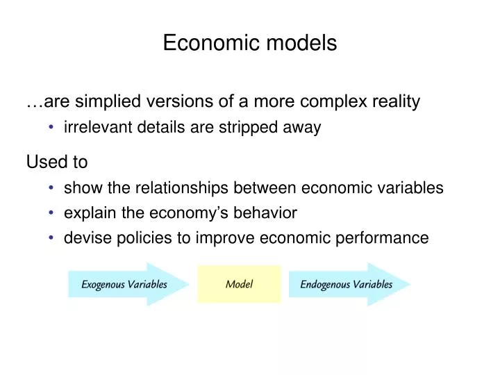 economic models