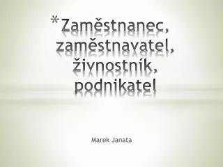 marek janata