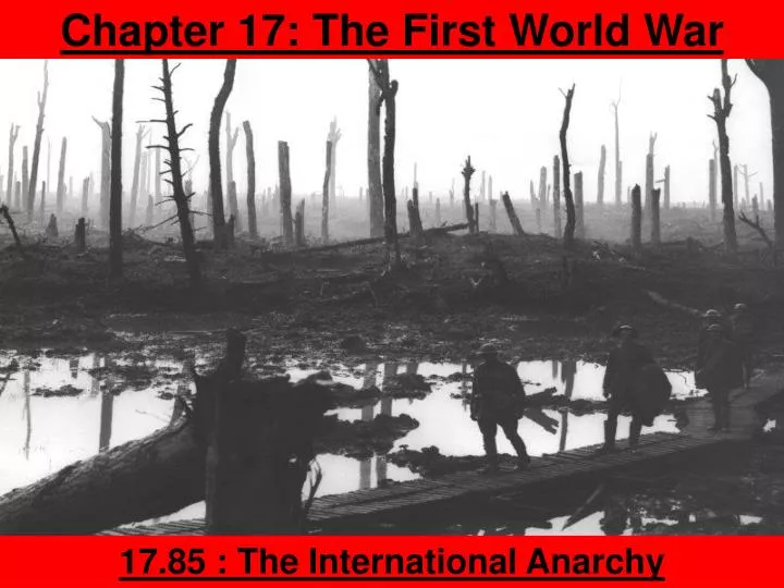 chapter 17 the first world war