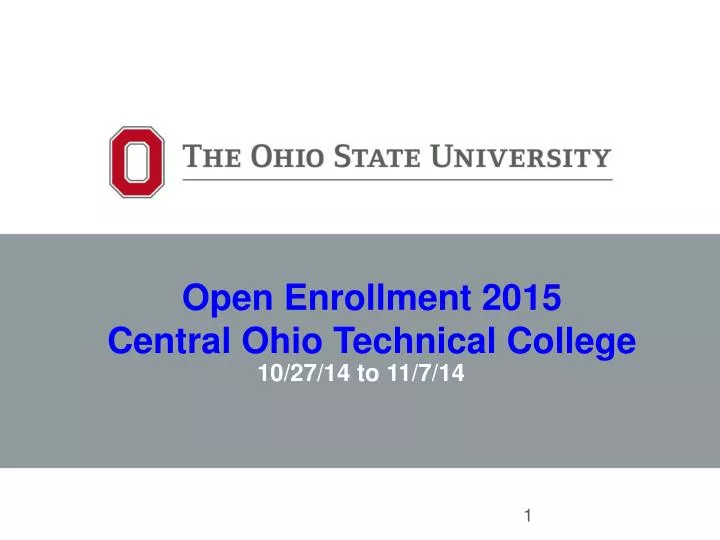 open enrollment 2015 central ohio technical college