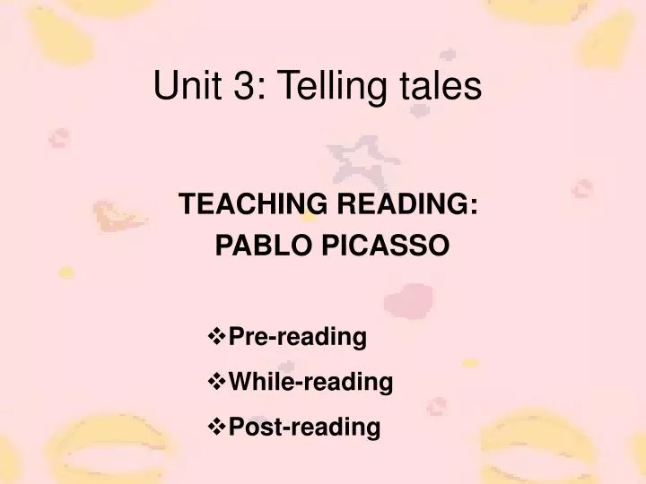 unit 3 telling tales