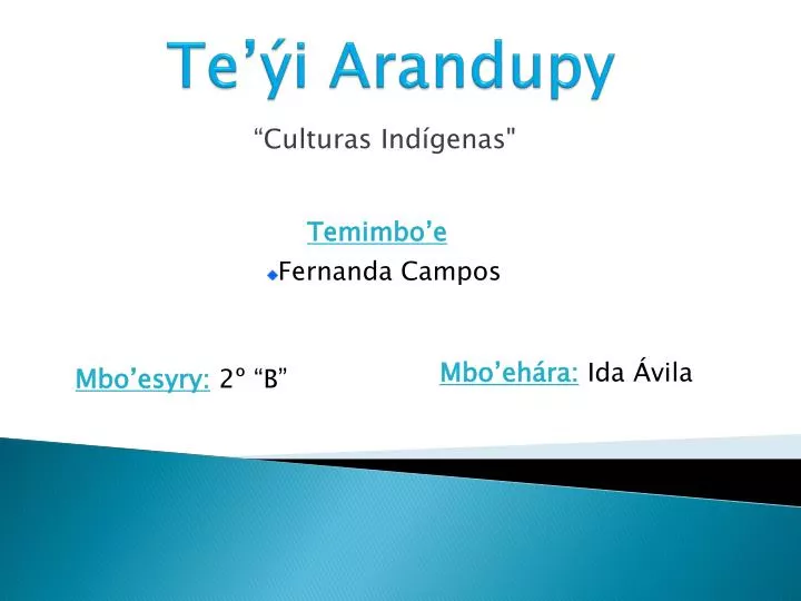 te i arandupy