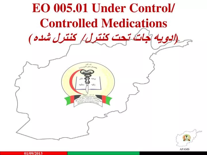 eo 005 01 under control controlled medications