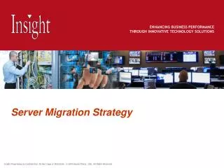 Server Migration Strategy