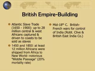 British Empire-Building
