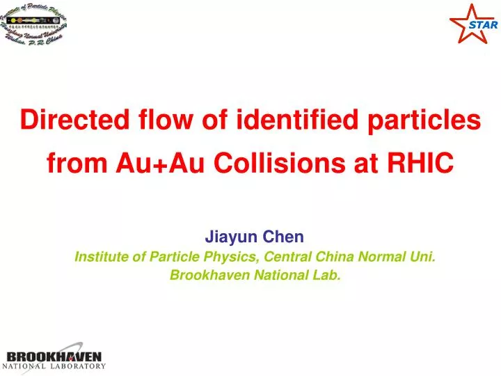 directed flow of identified particles from au au collisions at rhic