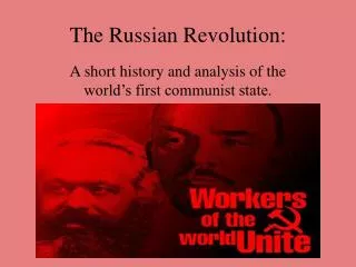 The Russian Revolution: