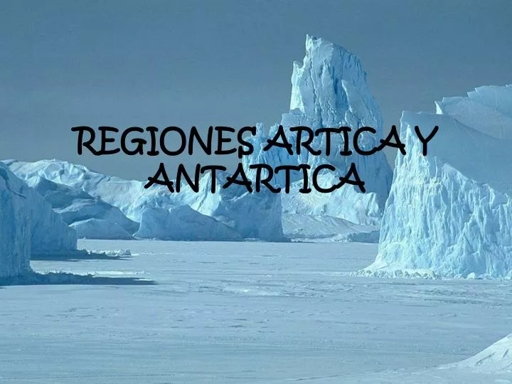 regiones artica y antartica
