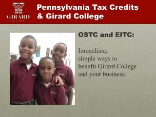 Pennsylvania Tax Credits &amp; Girard College