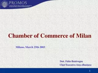Chamber of Commerce of Milan