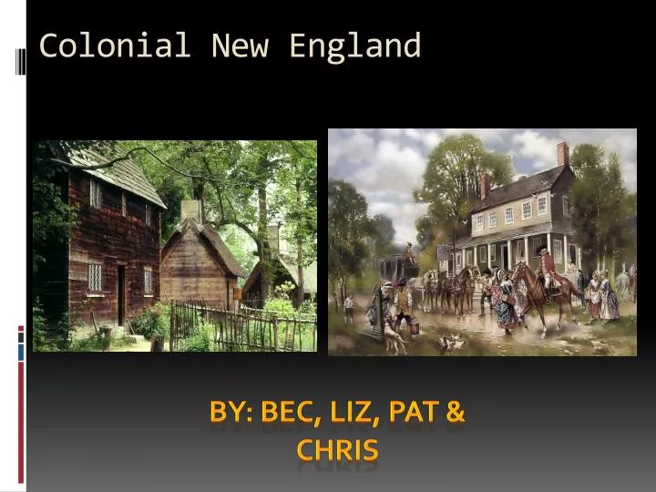 colonial new england