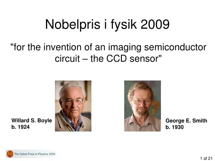 nobelpris i fysik 2009