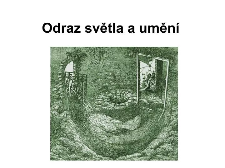 odraz sv tla a um n