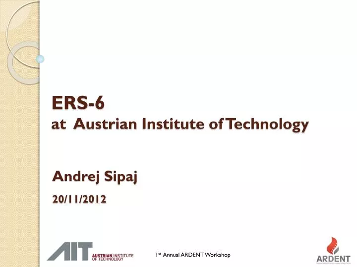 ers 6 at austrian institute of technology