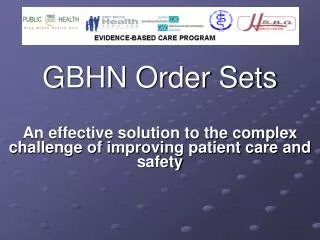 GBHN Order Sets