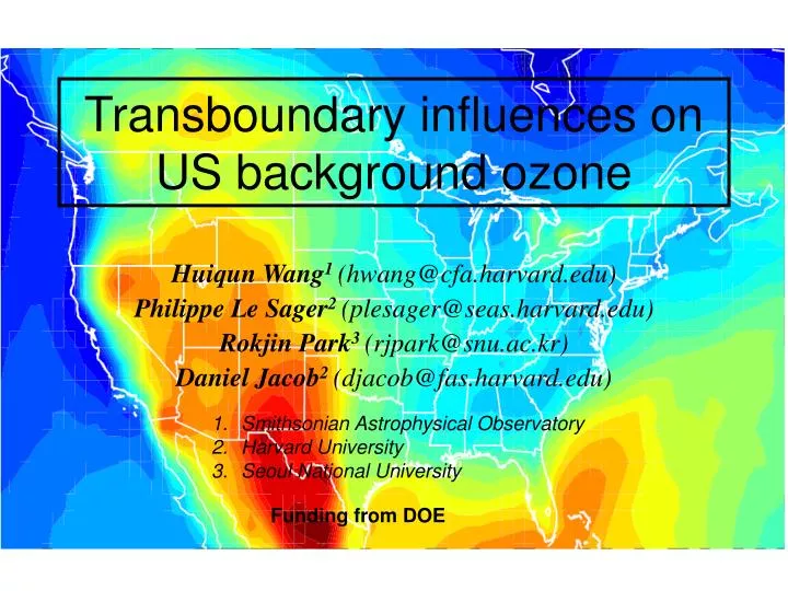 transboundary influences on us background ozone