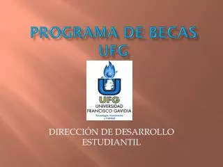 programa de becas ufg