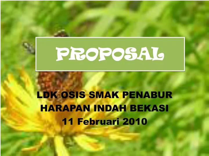 proposal