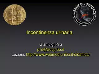 incontinenza urinaria