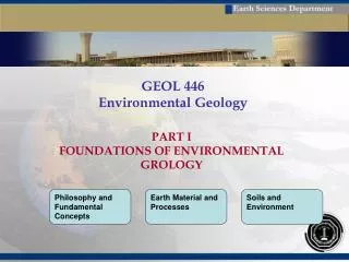 GEOL 446 Environmental Geology