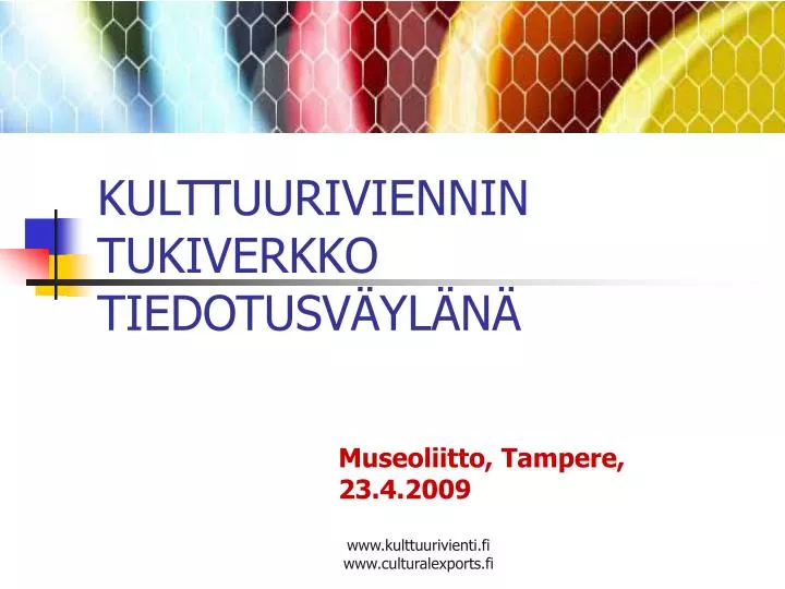 museoliitto tampere 23 4 2009