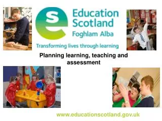 Planning learning, teaching and assessment