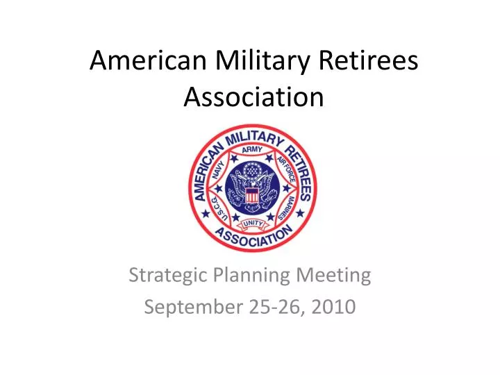 american military retirees association