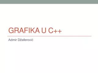 grafika u c
