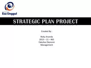 StrategiC pLAN project