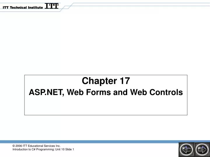 chapter 17 asp net web forms and web controls