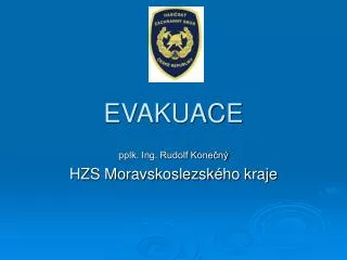 evakuace