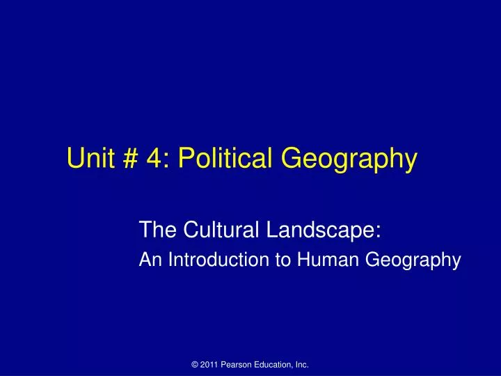 unit 4 political geography