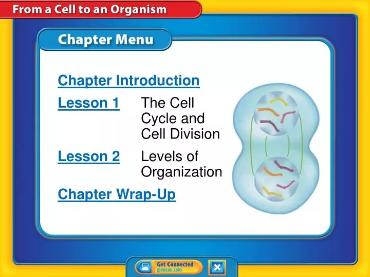 chapter menu