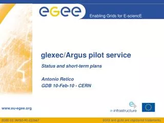 glexec /Argus pilot service