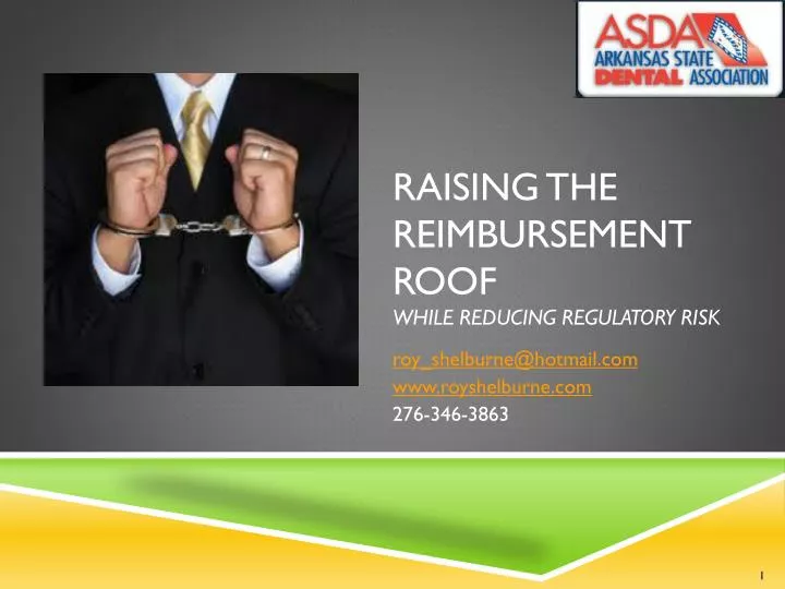 raising the reimbursement roof while reducing regulatory risk