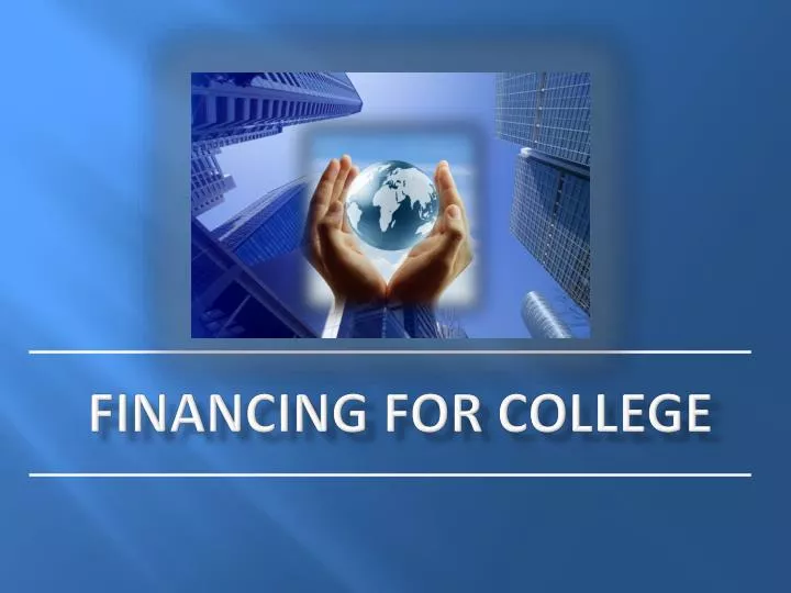 financing for college
