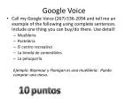 Google Voice - slide 1